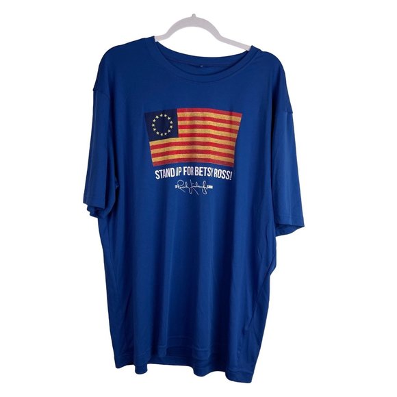 Rush Limbaugh Other - The Rush Limbaugh Show Stand Up For Betsy Ross Blue American Flag T Shirt XXL 2X